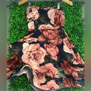 Love Culture strapless rose dress.